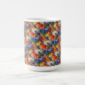 "Mites and Tites Tiled" Abstrait Design Mug (Centre)