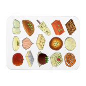 Mithai Indian Sweets Confectionery Desserts India Magneet (Horizontaal)