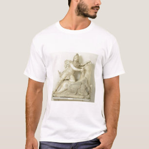 Mithras offert de Bull op, marmer relief, Roman T-shirt
