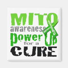 Mito Awareness Power Up for a Cure Magneet