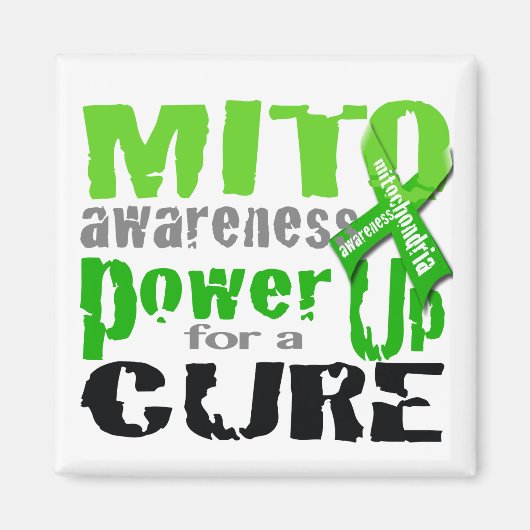 Mito Awareness Power Up for a Cure Magneet (Voorkant)