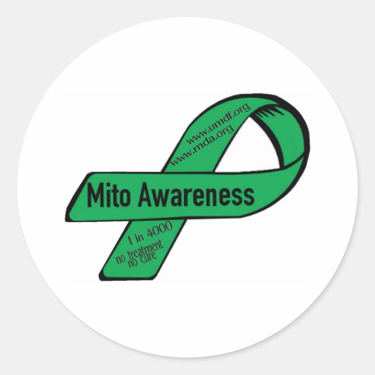 Mito-lint Ronde Sticker (Voorkant)