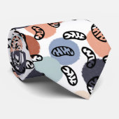  Mitochondria over White Stropdas (Opgerold)