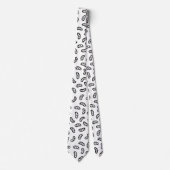 Mitochondria - zwart op wit stropdas (Voorkant)