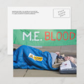 mitose - ME Carte postale sang (Devant / Derrière)