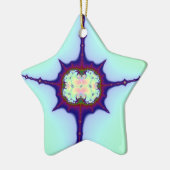 Mitosis Fractal Keramisch Ornament (Links)