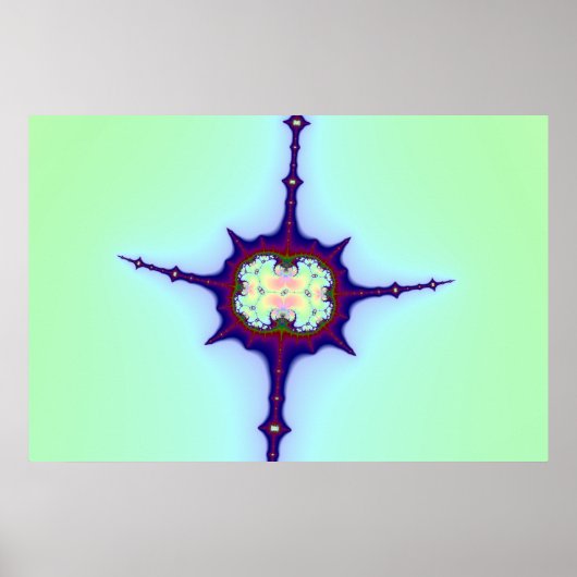 Mitosis Fractal Poster (Voorkant)