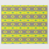 Mitosis Fractal Wrapping Paper Cadeaupapier (Vlak)