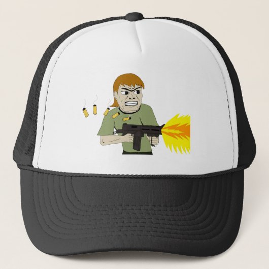 mitrailleur trucker pet (Voorkant)