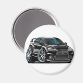 Mitsubishi Evo Black Car Magneet (Voorkant / Achterkant)