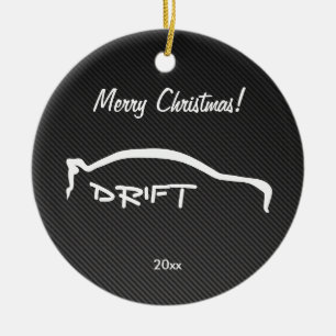 Mitsubishi EVO Drift silhoutte faux Keramisch Ornament