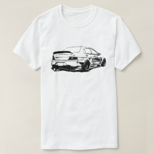 Mitsubishi evolutie Evo negen vectorimageMitsubis T-shirt