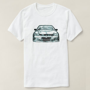 Mitsubishi Evolution Evo Eight AWD Turbo Rally T-shirt