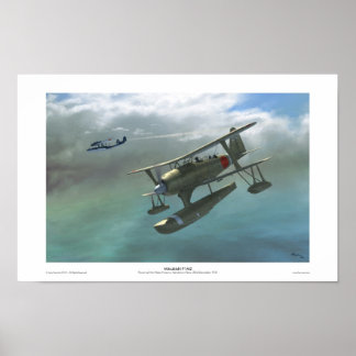 Mitsubishi F1M2 Poster