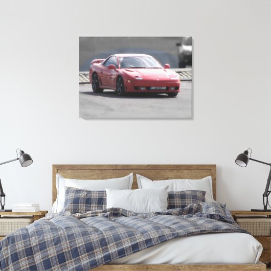 Mitsubishi GTO Twin Turbo canvas print (Insitu (Slaapkamer))