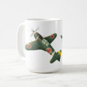 Mitsubishi J2M3 Tasse d'avion de ligne (Devant gauche)