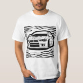Mitsubishi Lancer Evolutie T-shirt (Voorkant)