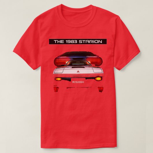 MITSUBISHI STARION brochure TShirt (Design devant)