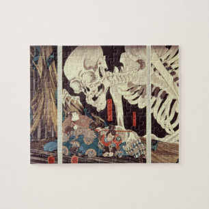 Mitsukini Defying the Skeleton Specter, c.1845 Legpuzzel