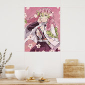 Mitsuri Kanroji-Poster Poster (Keuken)