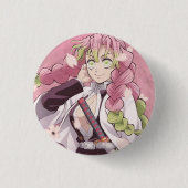 Mitsuri Kanroji Ronde Button 3,2 Cm (Voorkant)