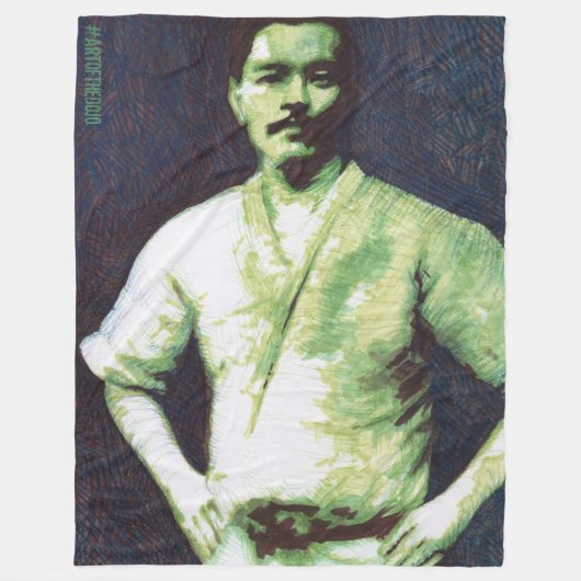 Mitsuyo Maeda Fleece Blanket (Voorkant)