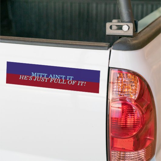 MITT IS HET NIET BUMPERSTICKER (Op Truck)