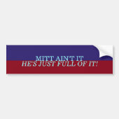 MITT IS HET NIET BUMPERSTICKER (Voorkant)
