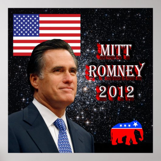 Mitt Romney 2012 Poster (Voorkant)