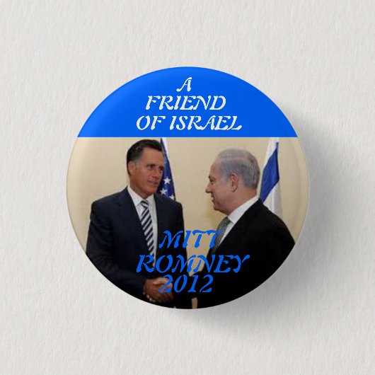 MITT ROMNEY 2012 RONDE BUTTON 3,2 CM (Voorkant)
