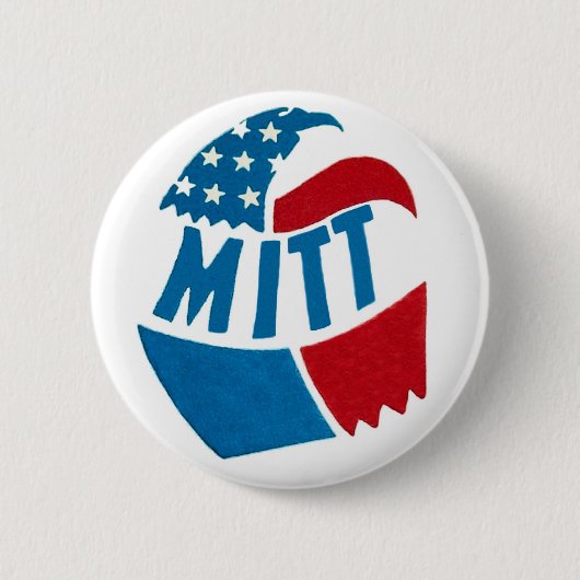 Mitt Romney 2012 Ronde Button 5,7 Cm (Voorkant)