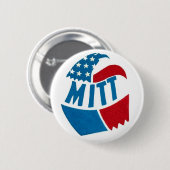 Mitt Romney 2012 Ronde Button 5,7 Cm (Voorkant /achterkant)