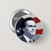 Mitt Romney 2012 Ronde Button 5,7 Cm (Voorkant /achterkant)