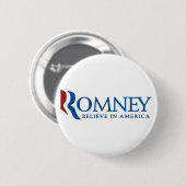 Mitt Romney 2012 Ronde Button 5,7 Cm (Voorkant /achterkant)