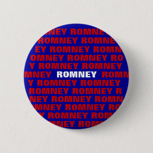 Mitt Romney 2012-toets Ronde Button 5,7 Cm