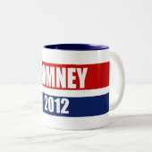 MITT ROMNEY 2012 TWEEKLEURIGE KOFFIEMOK (Voorkant rechts)