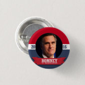 MITT ROMNEY 2016 RONDE BUTTON 3,2 CM (Voorkant /achterkant)