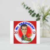 Mitt Romney Briefkaart (Staand voorkant)