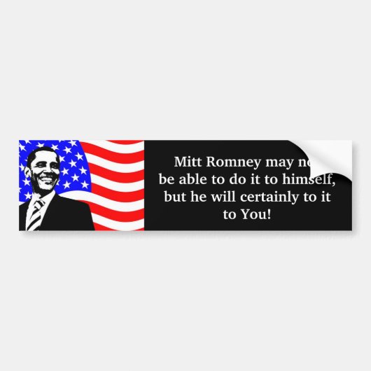 Mitt Romney Bumpersticker (Voorkant)