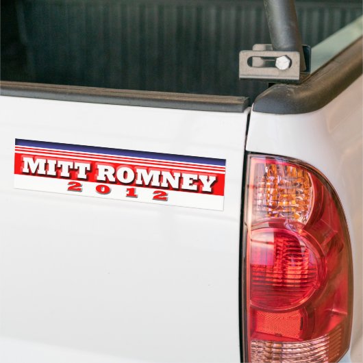 Mitt Romney Bumpersticker (Op Truck)