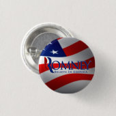 Mitt Romney Button Pin (Voorkant /achterkant)