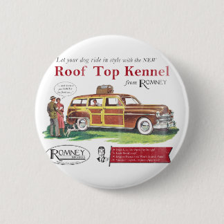Mitt Romney Dog Retro Ad Ronde Button 5,7 Cm