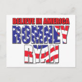 Mitt Romney en Paul Ryan Briefkaart (Voorkant)