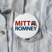 Mitt Romney GOP Ronde Button 4,0 Cm (In situ)