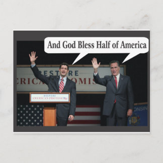 Mitt Romney haat je 47% stem voor Barack Obama Briefkaart