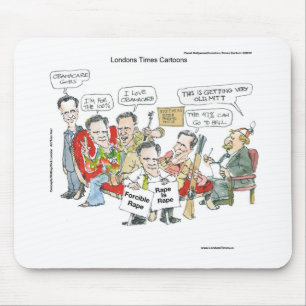 Mitt Romney in therapie Funny T-shirts Kaarten Cad Muismat