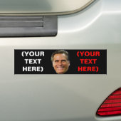 Mitt Romney - Maak je eigen Bumpersticker (Op auto)