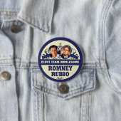 Mitt Romney / Marco Rubio 2012 Ronde Button 7,6 Cm (In situ)