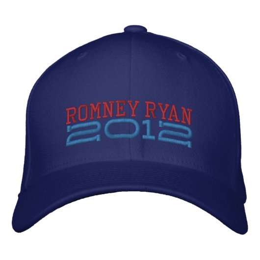 Mitt Romney Paul Ryan 2012 Geborduurde Pet (Voorkant)