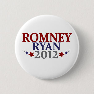 Mitt Romney Paul Ryan 2012 Ronde Button 5,7 Cm